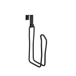 SunnyPoint Over The Tank Toilet Tissue Paper Roll Holder Black (HL-TPTANK-BLK) - 1 of 4