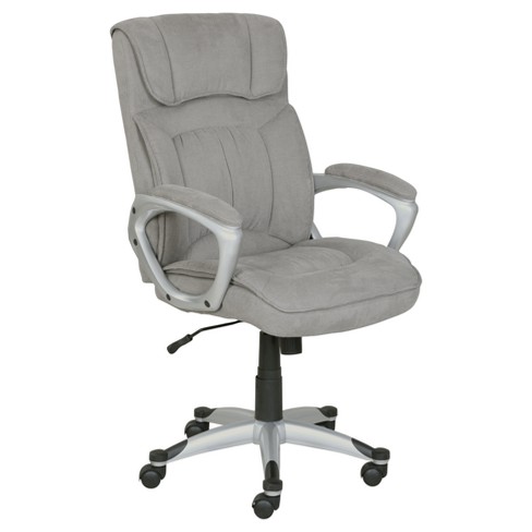 Cyrus Executive Office Chair - Lite Gray - Serta : Target