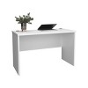 INFURNIC Desks Writing Desk Compact Minimalist Design with Ample Workspace for Modern Interiors, White, 20.9"*47.2"*29.5" - 2 of 4
