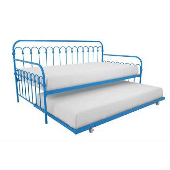 Twin Bright Pop Metal Daybed with Roll Out Trundle - Novogratz