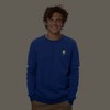 Dalix Lightning (Glow in the Dark) Embroidered Crewneck Fleece Sweatshirt Pullover Mens - 2 of 4