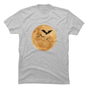 Men's Design By Humans Halloween - Moon By MonkeyStore T-Shirt - 1 of 4