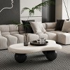NicBex Irregular Cloud-Shaped Coffee Table for Living Room,Small End Table with Sturdy Legs,Living Room Furniture - 4 of 4
