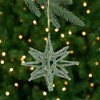 Northlight Starburst 3-D Glittered Christmas Ornament - 6.5" - Forest Green - 2 of 3