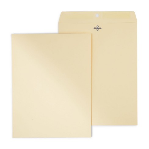 Staples First Class Catalog Envelopes 9"L x 12"H White and Green 100/BX 486929 