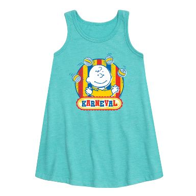 Peanuts - Charlie Brown Karneval - Toddler & Youth Girls A-line Dress