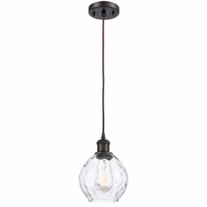 Waverly - 1 Light Cord Hung Mini Pendant In Industrial Style-9 Inches Tall and 6 Inches Wide - 1 of 1