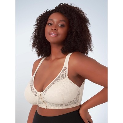 Leading Lady® The Lora - Back Smoothing Lace Front-Closure Bra- 5531
