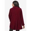 Jessica London Women's Plus Size A-Line Wool Peacoat - 3 of 4