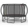 14FT trampoline Pumpkin- Black Red- fframe height 90cm - 2 of 4