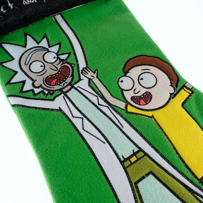 Rick and Morty Applique Holiday Stocking 20", 2 of 5