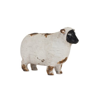 Rustic Brown Polyresin Farm Animal Candle Holder Set