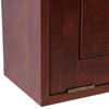PAGED Office Desk Modern Foldable Writing Desk with Storage Shelves and Blackboard for Office, Study - 4 of 4