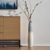 HomeRoots 40" Blue And White Ombre Ceramic Floor Vase - 2 of 4