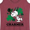 Women's - Peanuts - Snoopy Charmer Graphic Racerback Tank - 2 of 4