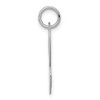 Black Bow Jewelry Sterling Silver Madison Collection LG Classic Script Initial R Pendant - 2 of 4