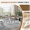 Vipbear Farmhouse Dining Table for 6-8 People, 70.8 Inch Rectangular Wood Dining Table - 4 of 4