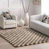 Nuloom Adelaide Mid-Century Checkered Shag Indoor Area Rug - 2 of 4
