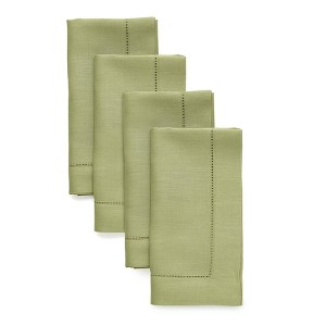 Solino Home Linen Classic Hemstitch Dinner Napkins - 1 of 4