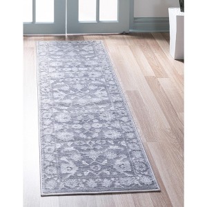Unique Loom Boston Collection Area Rug - Floral - 1 of 4