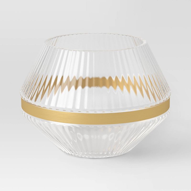 Medium Luxe Glass Hurricane Holder - Threshold&#8482;, 1 of 7