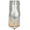 Allegra K Women's Pointed Toe Sparkly Stiletto Heels Ankle Boots - 4 of 4