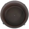 Sunnydaze Outdoor Camping or Backyard Large Round Cauldron Fire Pit Bowl with Log Poker and Spark Screen - 29" - 2 of 4