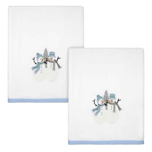 Avanti Linens Frosty Friends 2-Pack Bath Towel Set - 1 of 3