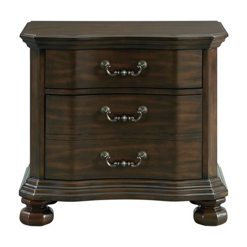 Serena 3 Drawer Nightstand With Usb Ports Espresso Picket House Furnishings Target