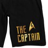 Star Trek Original Series The Captain Men's Black Sleep Pajama Shorts - image 2 of 4