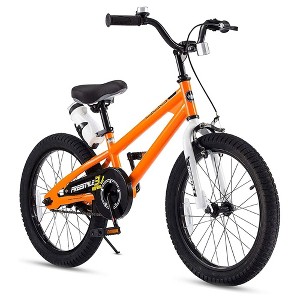 RoyalBaby Freestyle Children Kids Bicycle w/Handbrake, Training Wheels, and Water Bottle, for Boys and Girls Ages 3-10 - 1 of 4