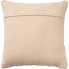 Mina Victory Lifestyle Woven Stripes 18" x 18" Ivory Indoor Throw Pillow - 4 of 4