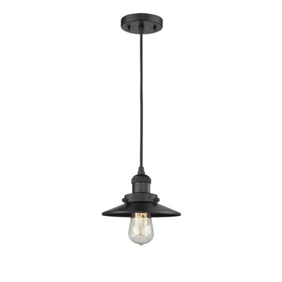 Innovations Lighting 1 - Light Pendant in  Matte Black