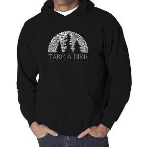 LA Pop Art Men's Word Art Hooded Sweatshirt - Nature Lover - 1 of 4