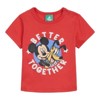 Disney Baby T-Shirt and French Terry Shorts Outfit Set Newborn to Infant - 2 of 4