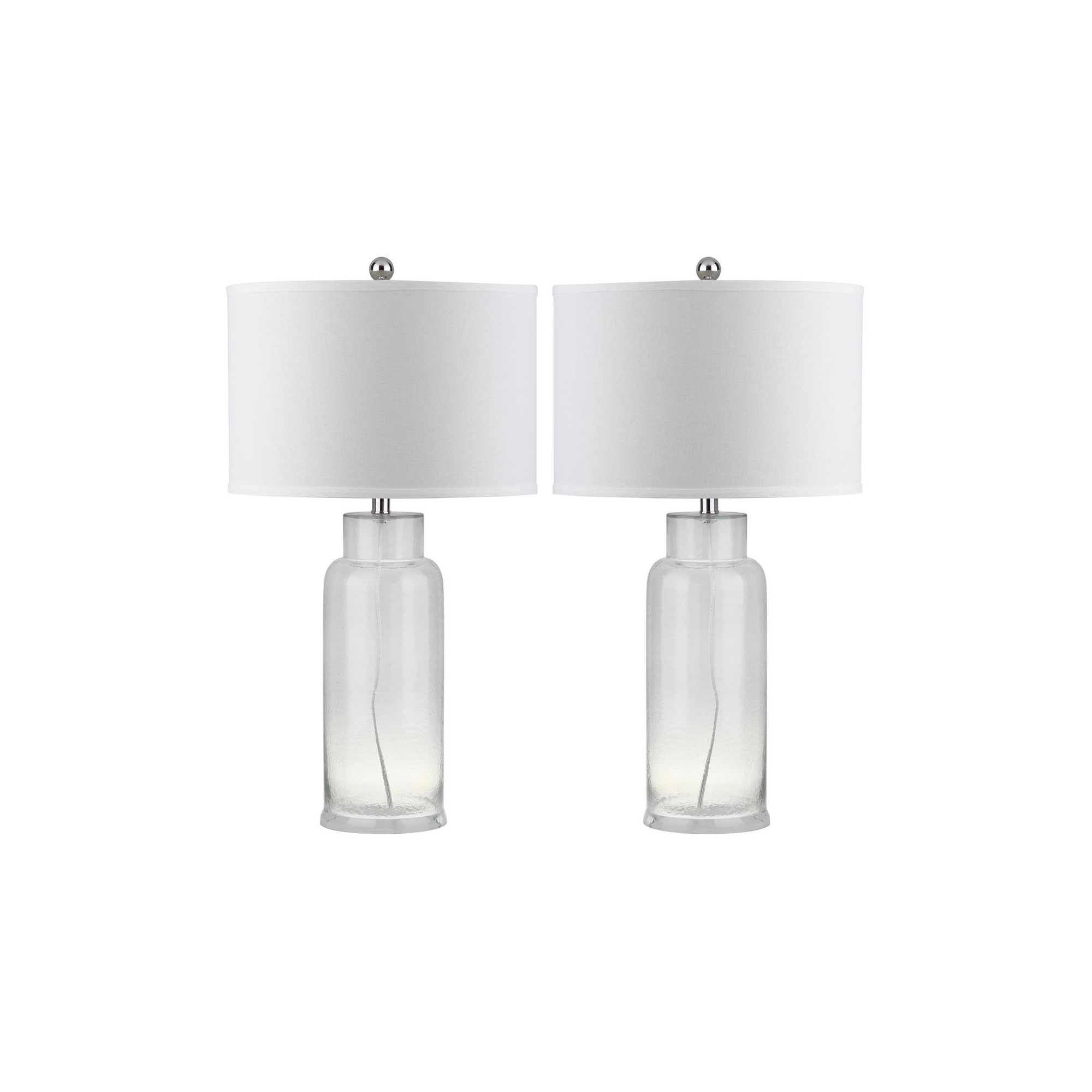 Bottle Glass Lamp (Set of 2) - 29 Inch Height - LIT4157 - Clear - Safavieh
