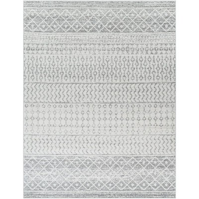 Mark & Day Louise 7'10"x10'3" Rectangle Woven Indoor Area Rugs Light Gray/White