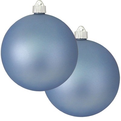 Christmas by Krebs 2ct Arctic Chill Blue Shatterproof Christmas Ball Ornament  6" (150mm)