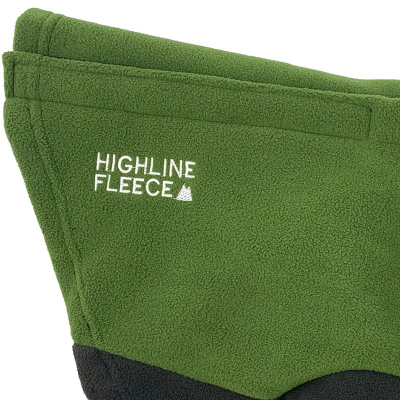 Doggie Design Highline Fleece Two Tone Dog Coat - Green, 3 of 4