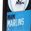 MLB Miami Marlins Baseball Glass Framed Panel - 4 of 4