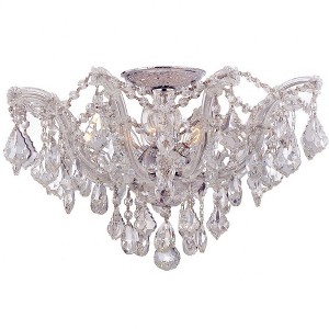 Crystorama Lighting Maria Theresa 5 - Light Semi-Flush Mount in  Polished Chrome - 1 of 4