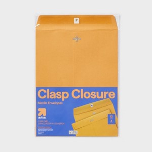 3ct 10"x13" Clasp Closure Manila Envelopes - up&up™: Beige Paper Mailing Envelopes, Stationery, Office Supplies - 1 of 3