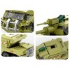 Wange Bricks: The Metal World War Military Equipment Armored Transporter Brick Toy - 3 of 4