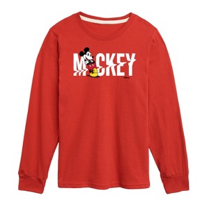 Boys' - Disney - Mickey & Friends Long Sleeve Graphic T-Shirt - 1 of 4