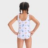 Girls' Bluey One Piece Swimsuit - Pink - 2 of 3