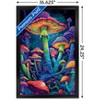 Trends International Simonetta Zambelli - Psychedelic Mushrooms Framed Wall Poster Prints - 3 of 4