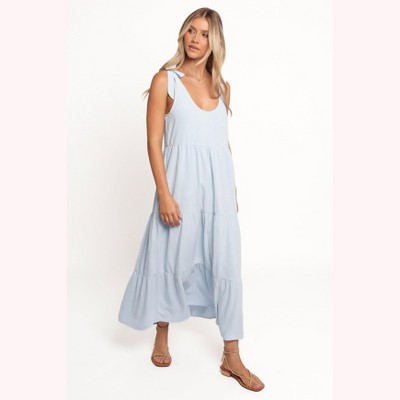Petal and Pup Marcy Midi Dress - Blue S