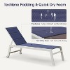 PURPLE LEAF Outdoor Chaise Lounge Set Adjustable Recliner with Side Table Aluminum Outdoor Lounger - 4 of 4