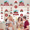 Big Dot of Happiness Merry Little Christmas Tree - Red Truck Christmas Party DIY Dangler Backdrop - Hanging Vertical Decorations - 30 Pieces - 3 of 4