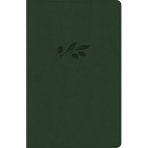 CSB Thinline Bible, Anglicised Edition, Olive Leathertouch - by  Csb Bibles by Holman (Leather Bound) - 1 of 1
